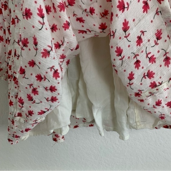 Peek Dress Girl’s Size 8 Leaves Metallic Threads boho Long Sleeve - Picture 10 of 14